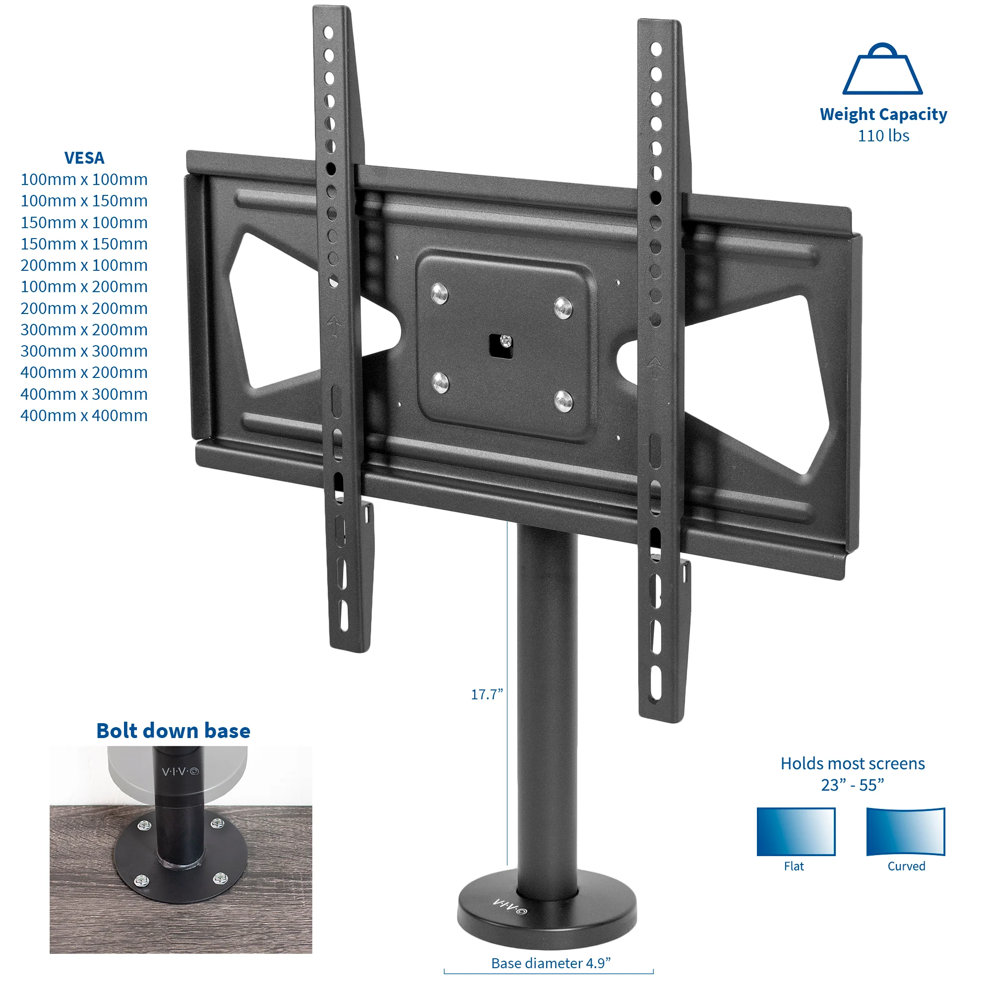 Bolt-Down Mount for 32" to 55" TVs - Image 4