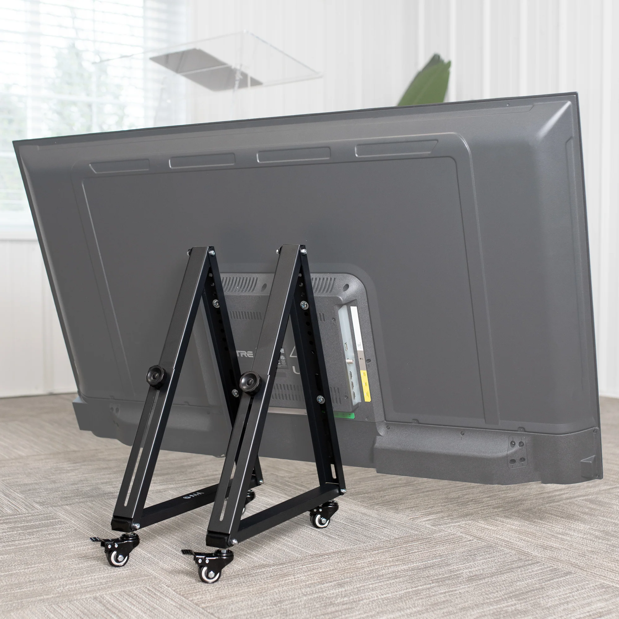 Low Height Mobile 32” to 65” TV Stand - Image 8