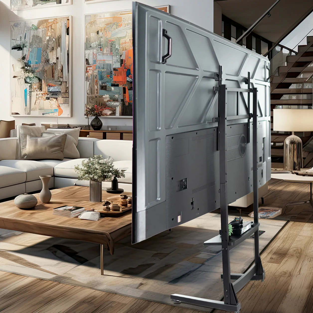 Heavy Duty TV Floor Stand - Image 2