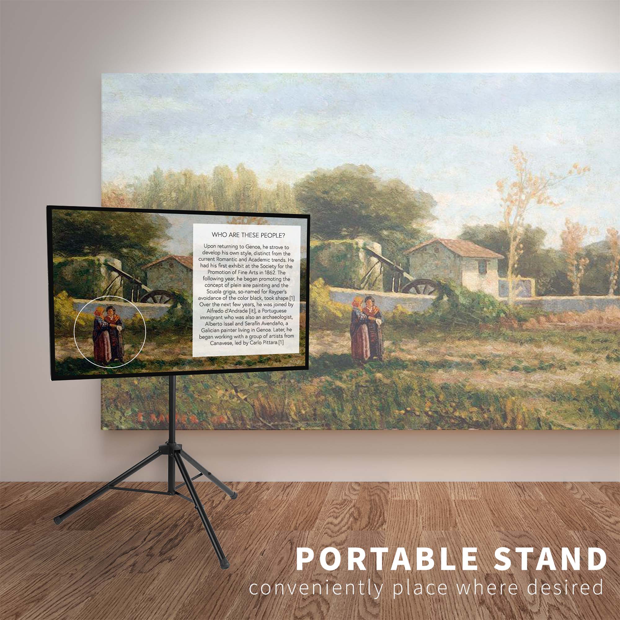 Portable Tripod TV Stand 35" to 75" - Image 6