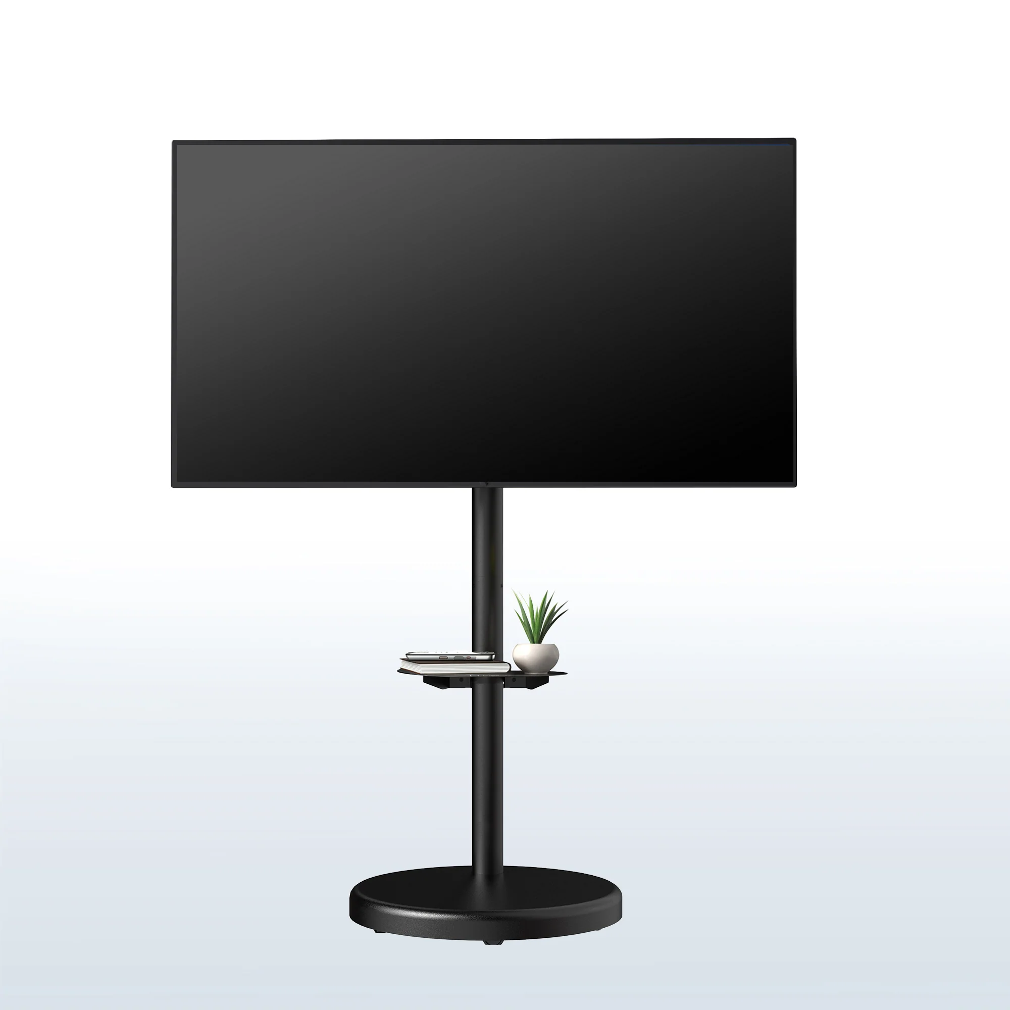 Mobile 32" to 86" TV Floor Stand with Shelf