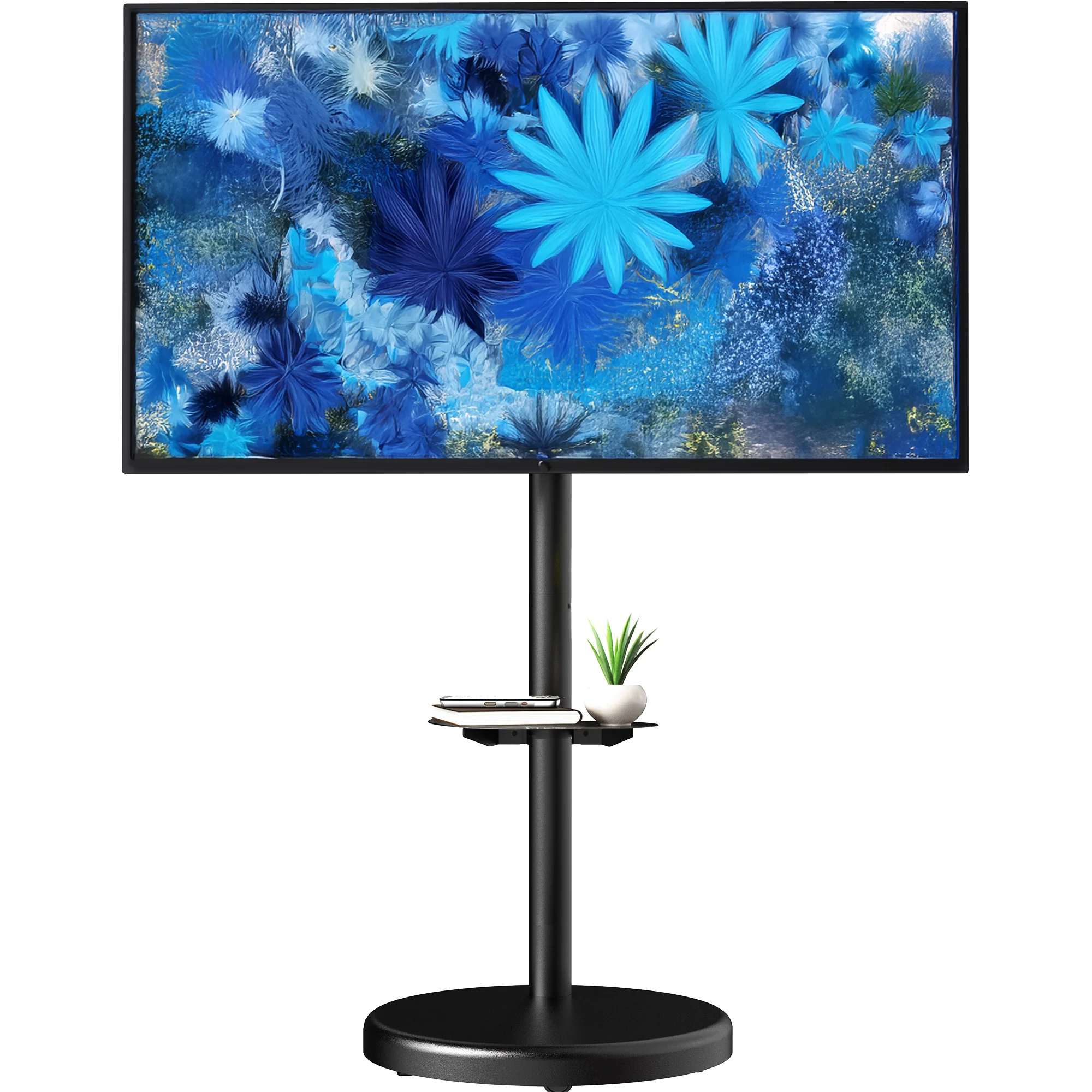 Mobile 32" to 86" TV Floor Stand with Shelf - Image 10