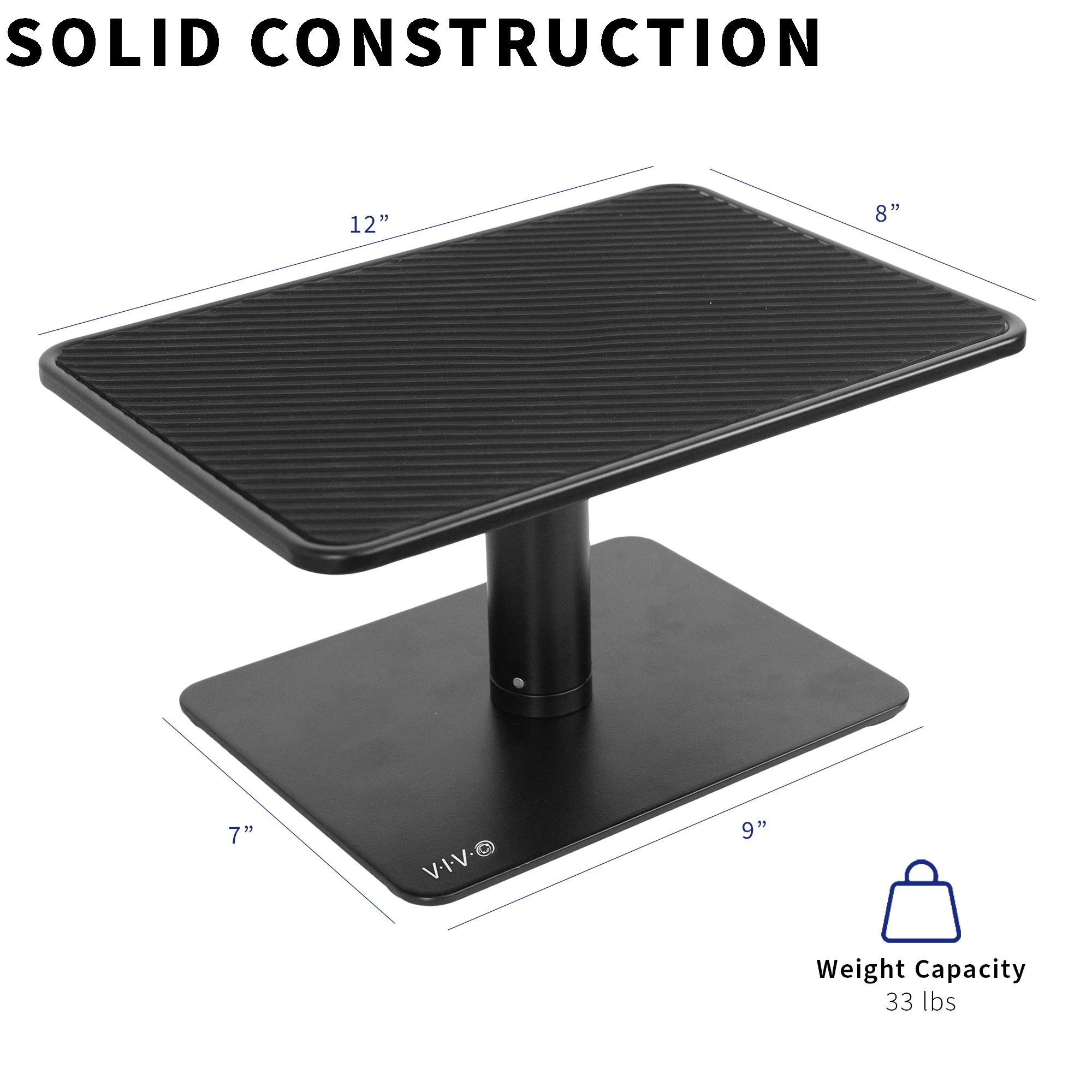 12" Aluminum Monitor Riser - Image 4