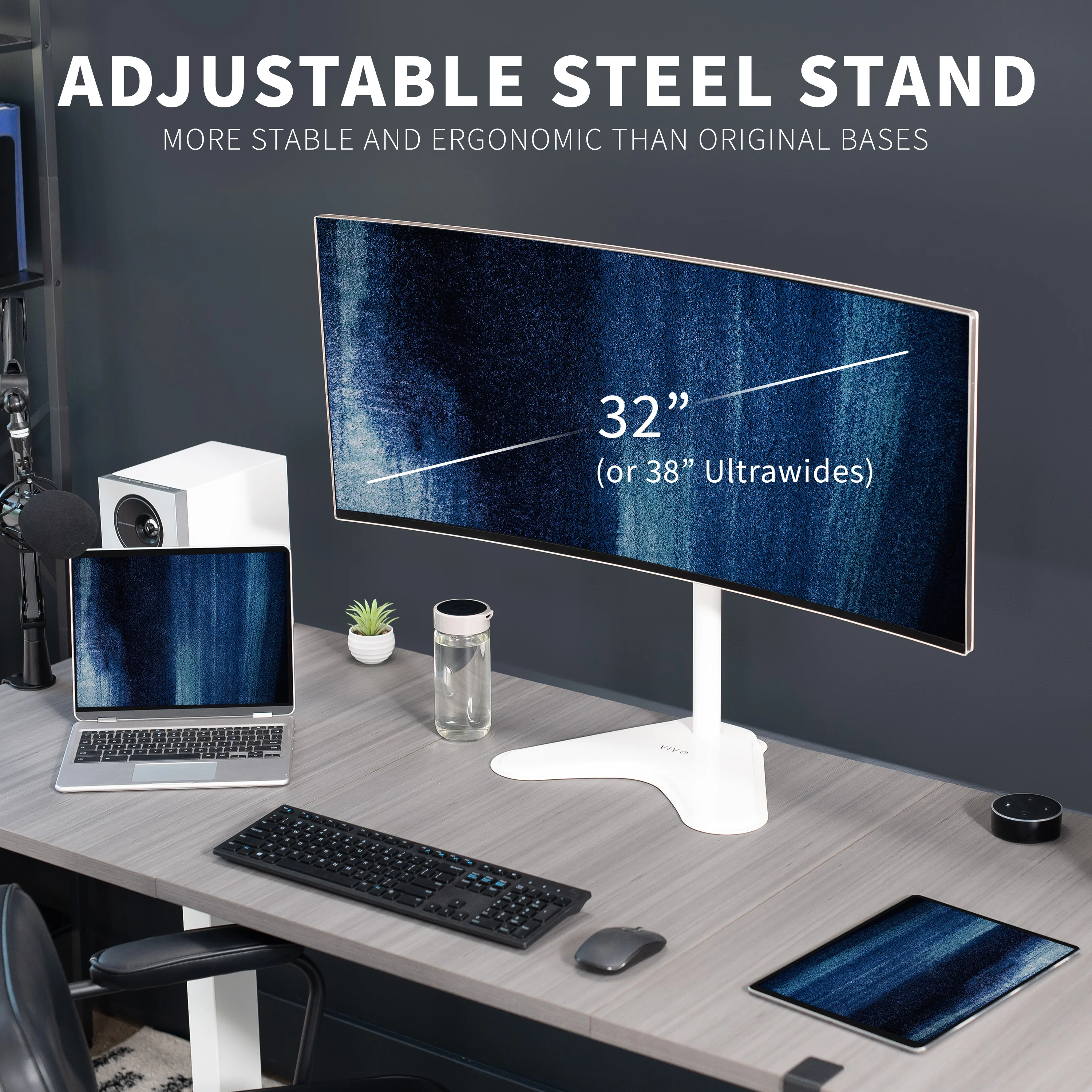 Single Monitor Desk Stand - Up to 38" Screens - Image 13