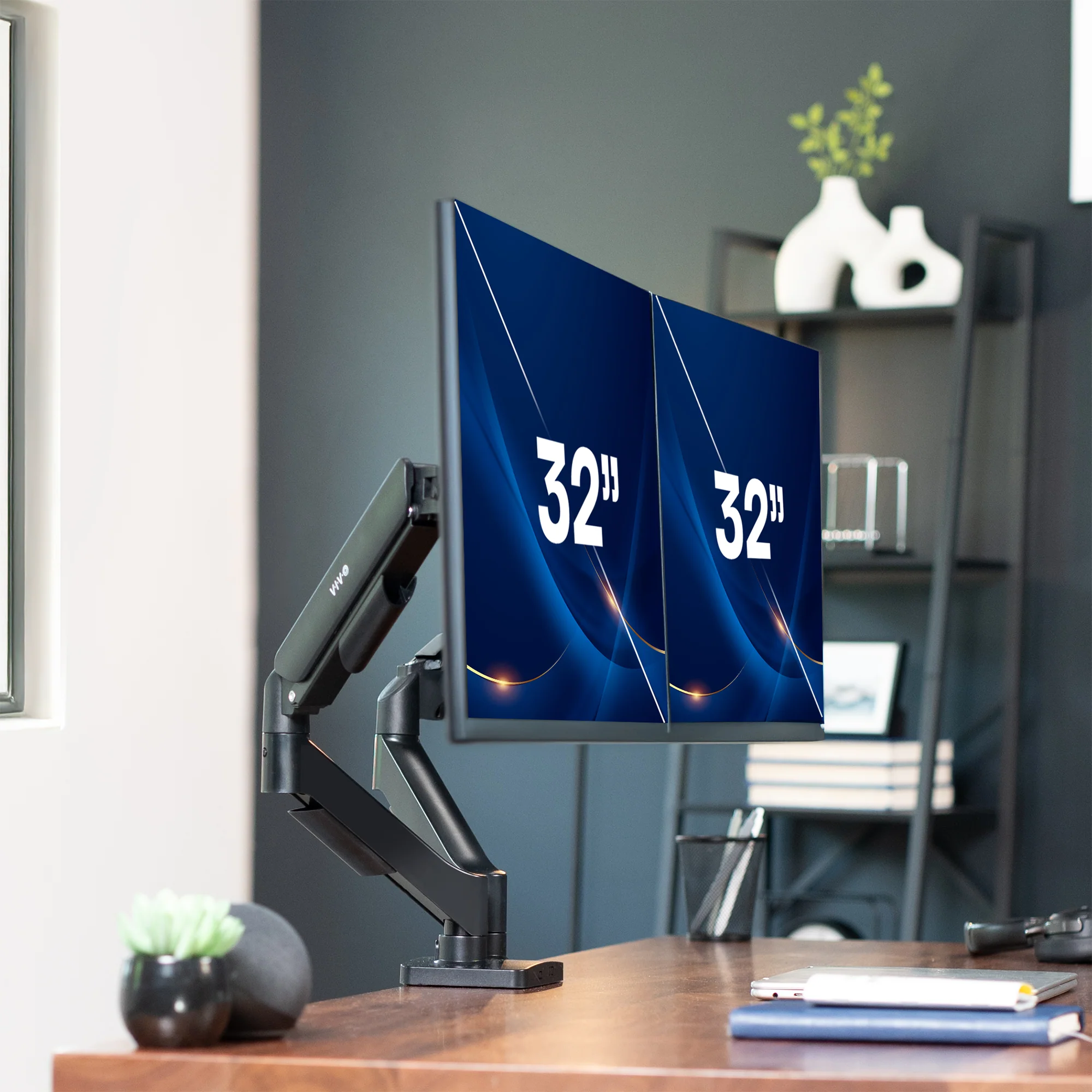 Mechanical Arm Dual 17" to 32" Monitor Desk Mount - Image 4