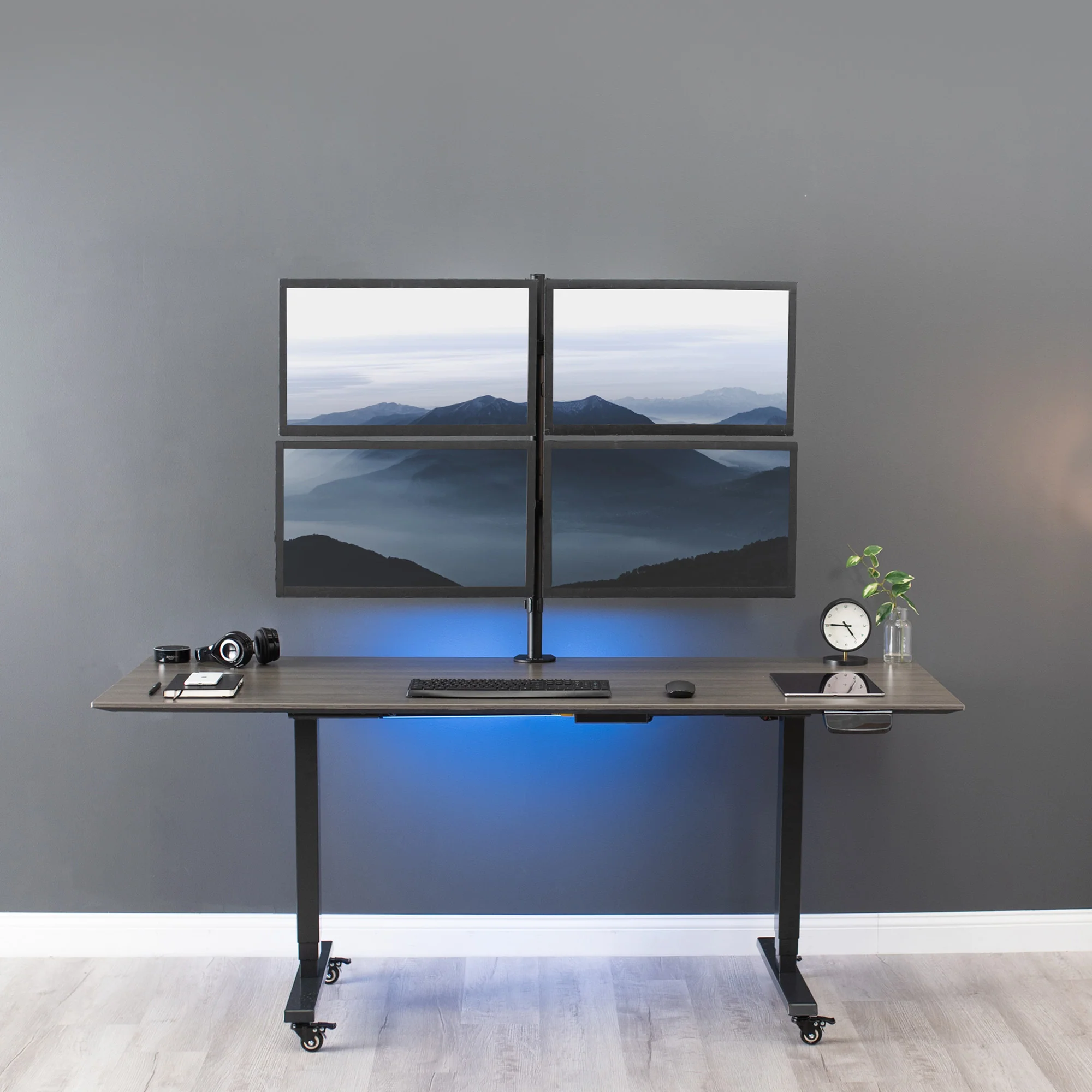 Quad 13” to 30" Monitor Desk Mount - Image 3