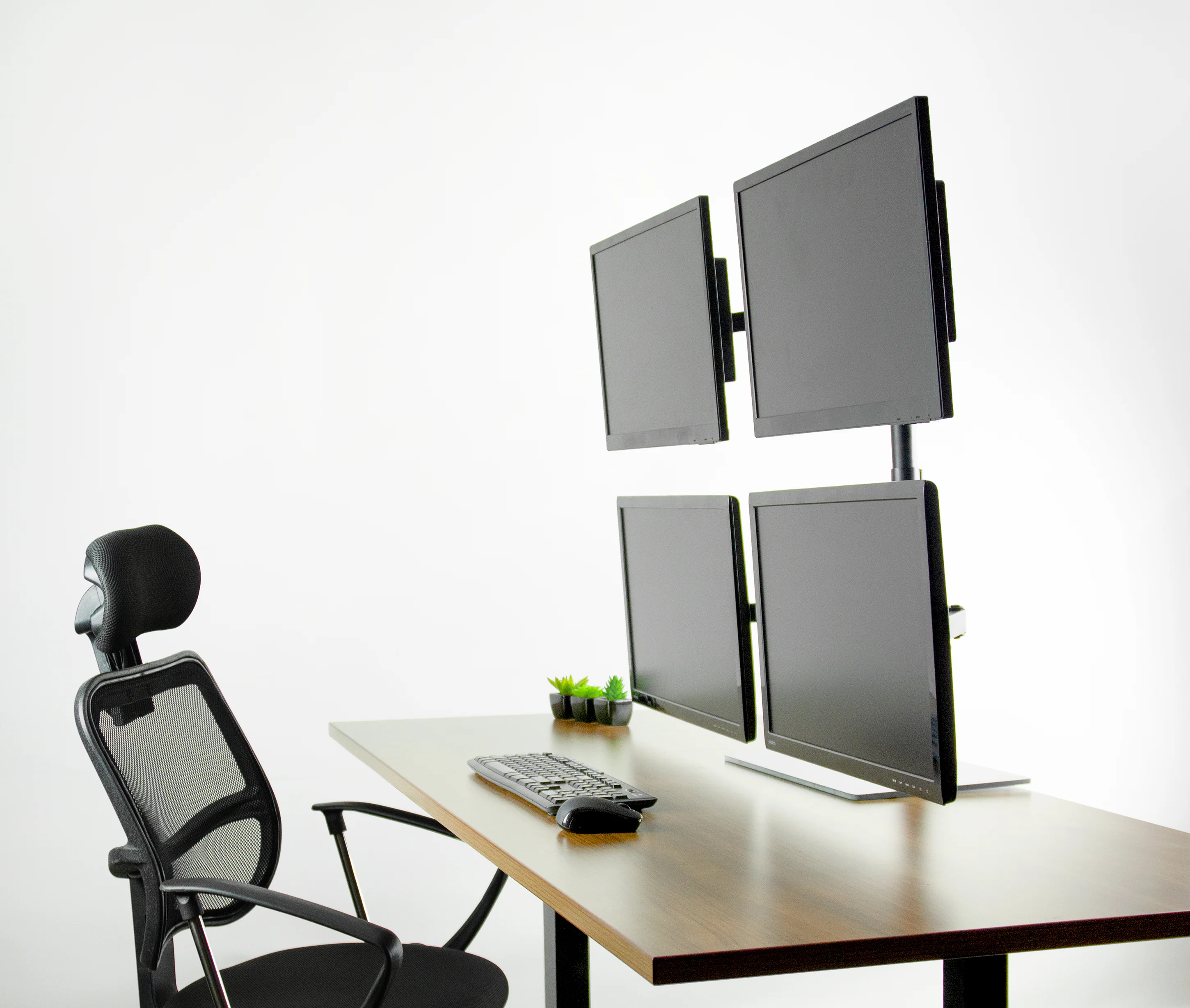Quad 13” to 27" Monitor Desk Stand - Image 2