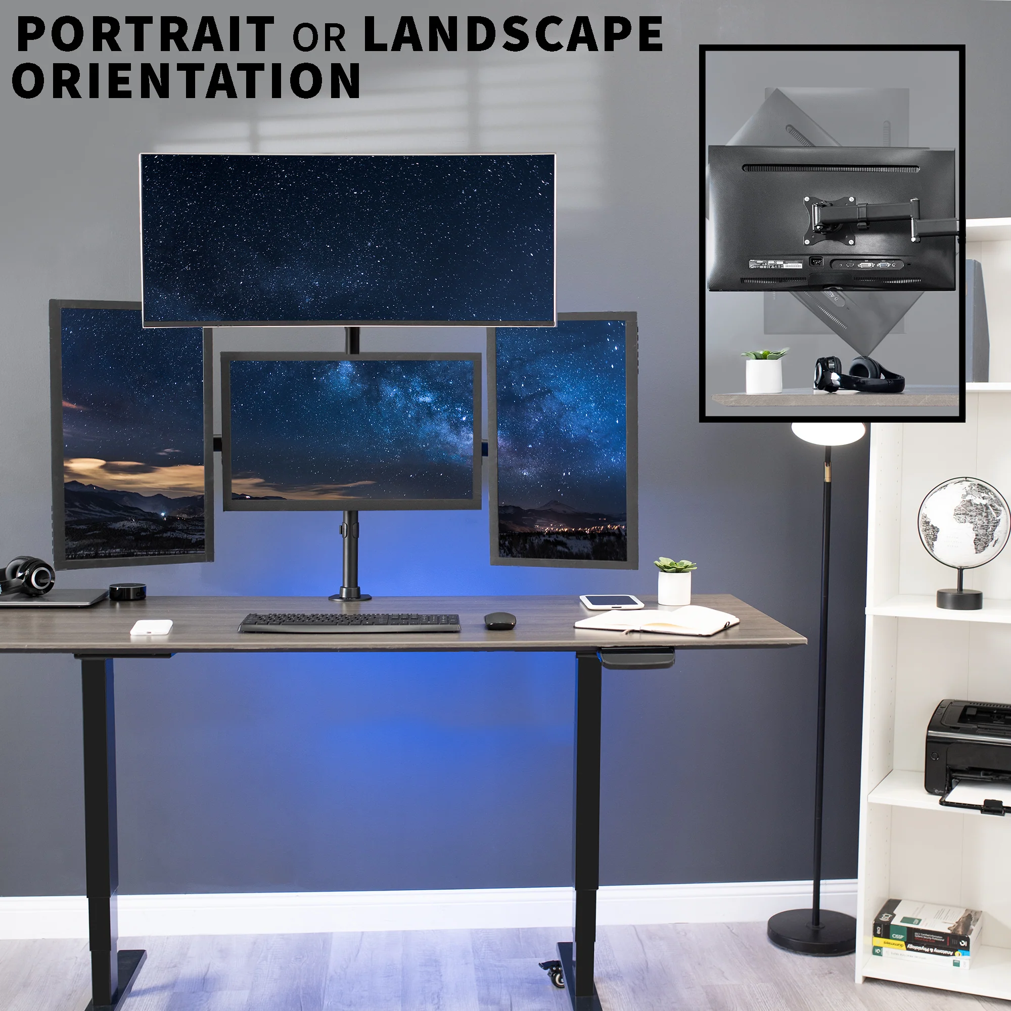 Quad 13” to 24" Monitor Desk Mount - Image 6