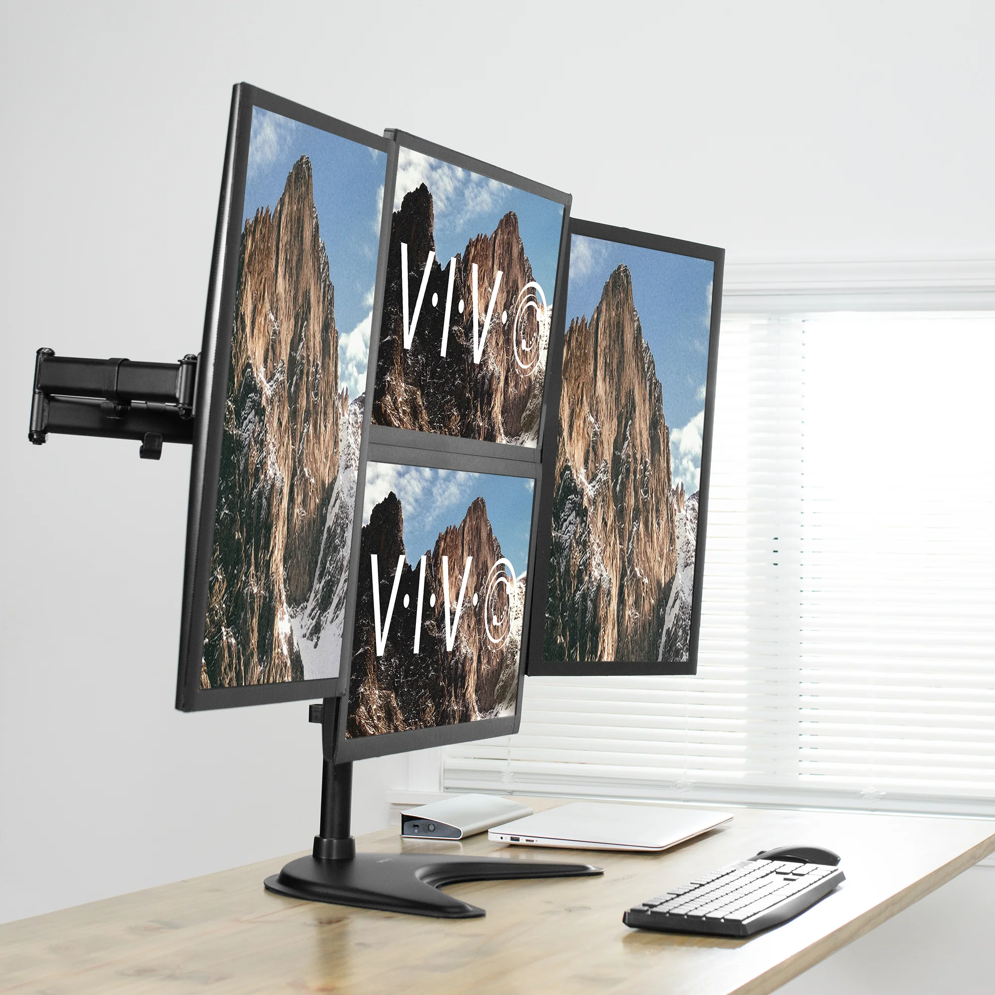 Quad Monitor Desk Stand - Image 11