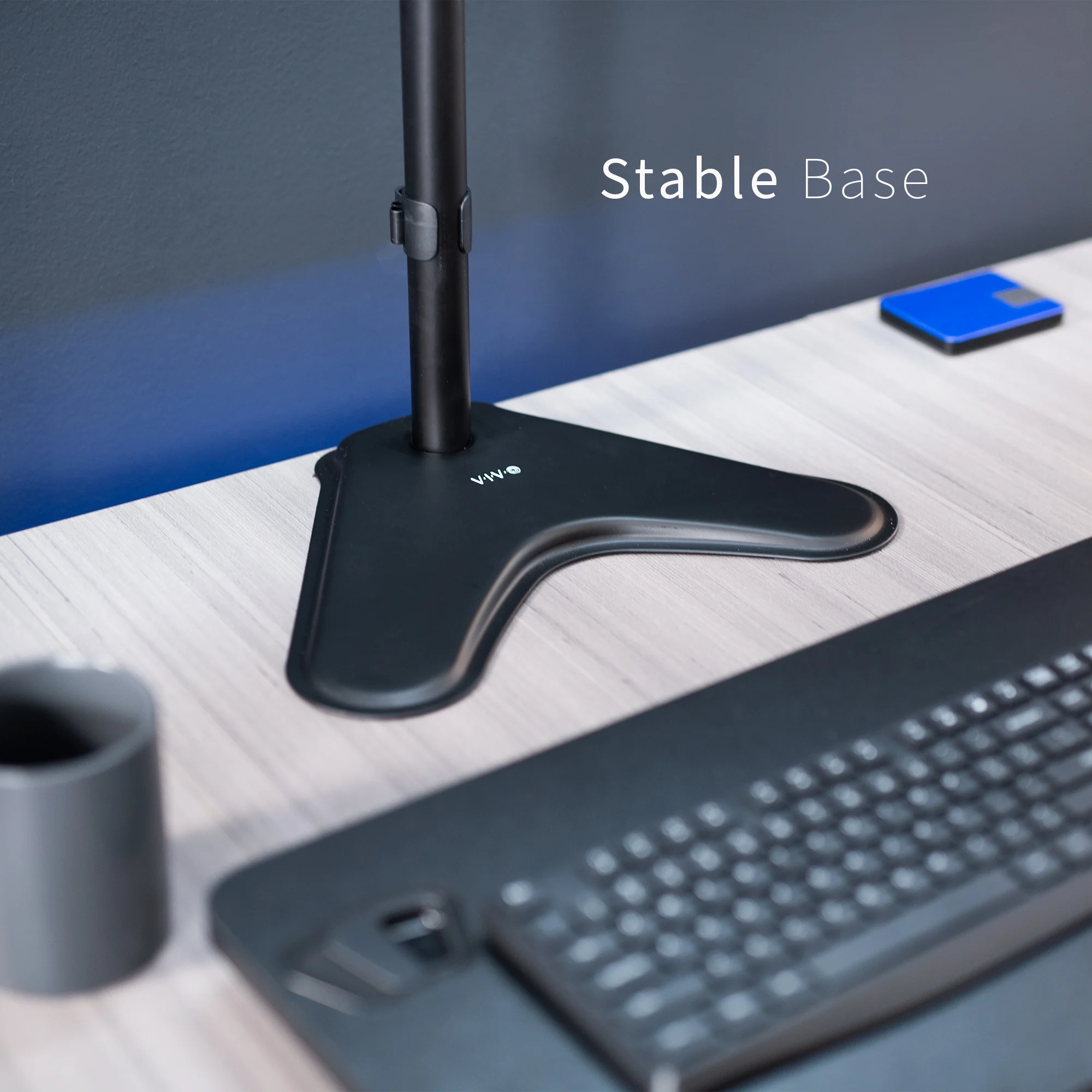 Single 13" to 27" Monitor Extra Tall Desk Stand - Image 7