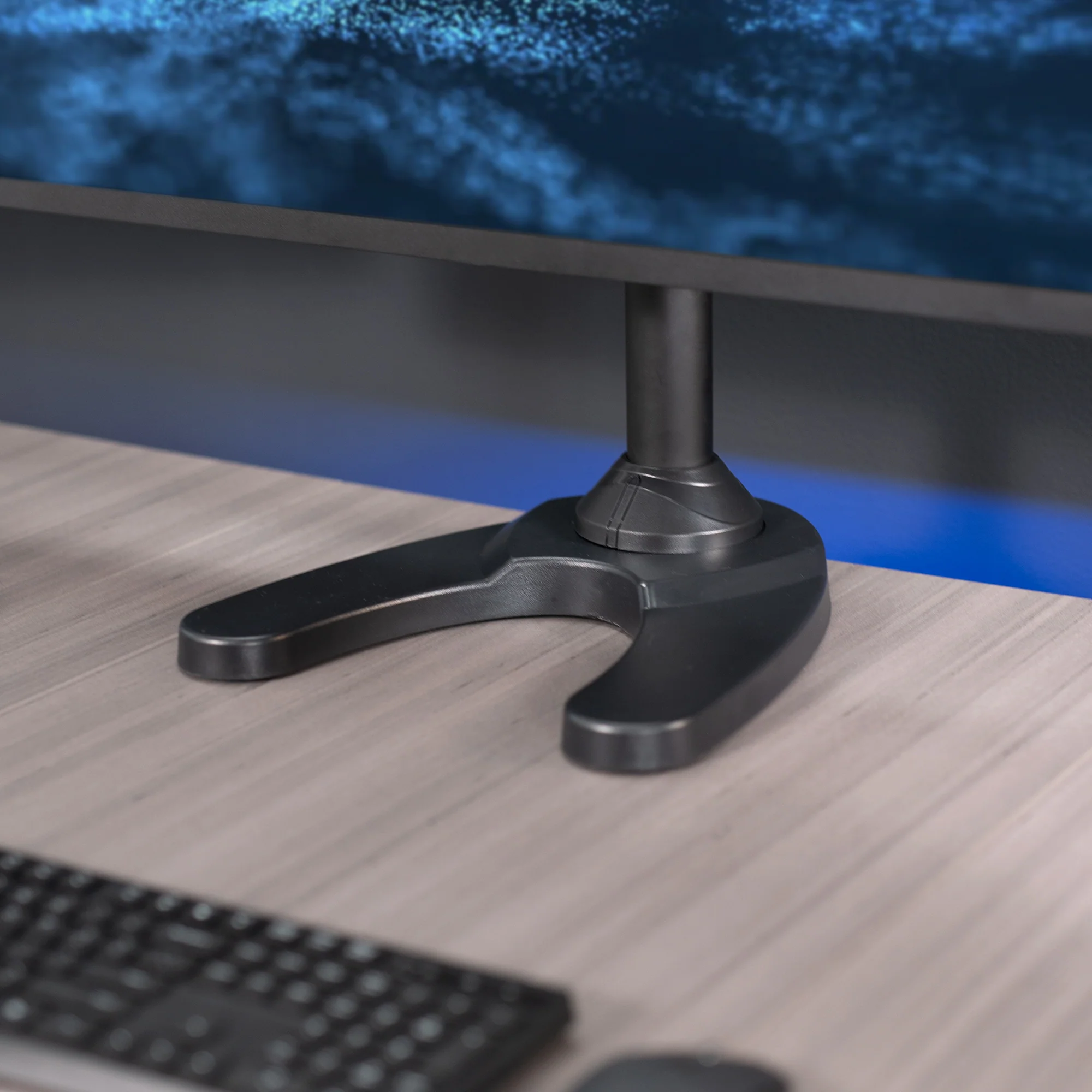 Triple 23" to 32" Monitor Desk Stand - Image 4