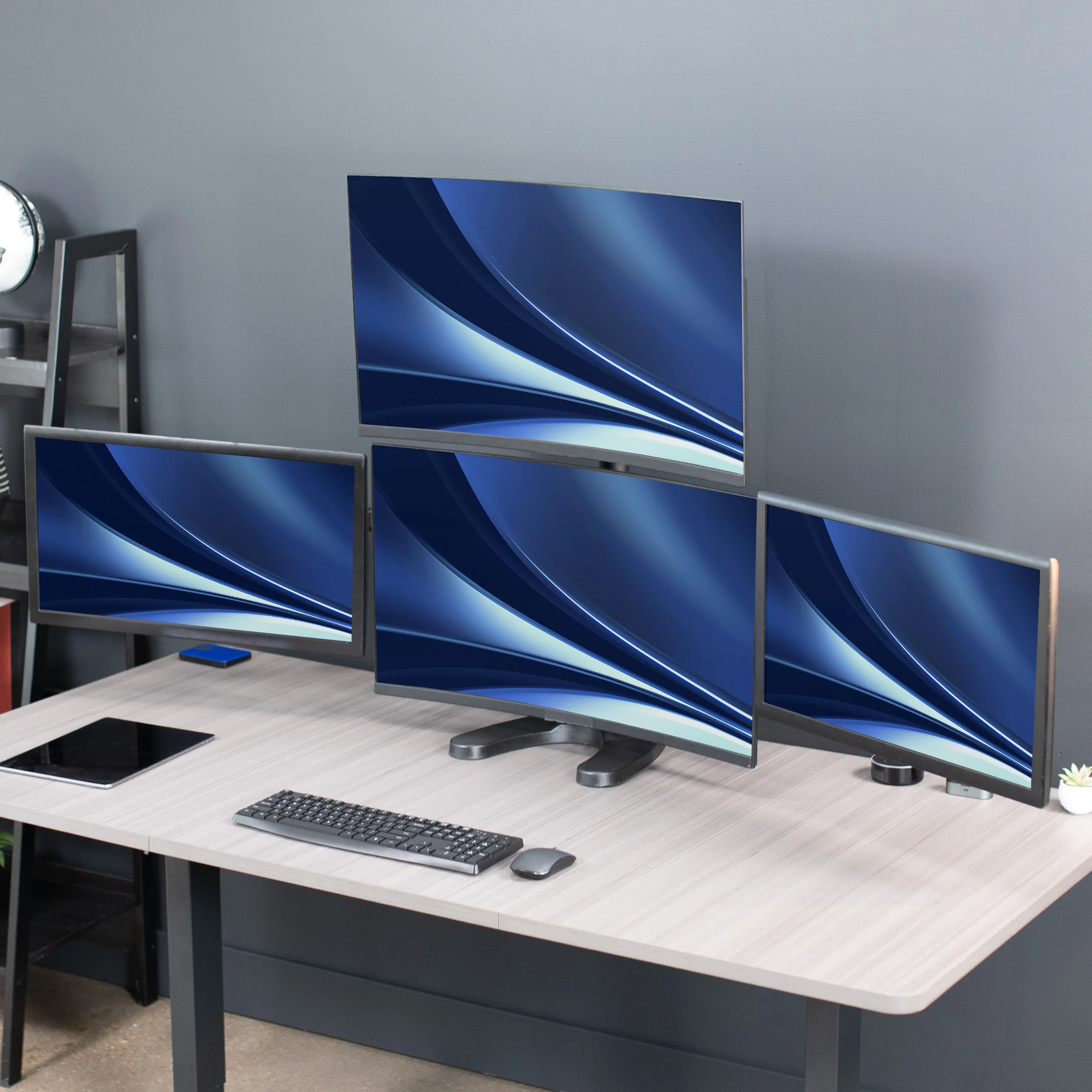 Quad 13” to 32” Monitor Desk Stand - Image 2