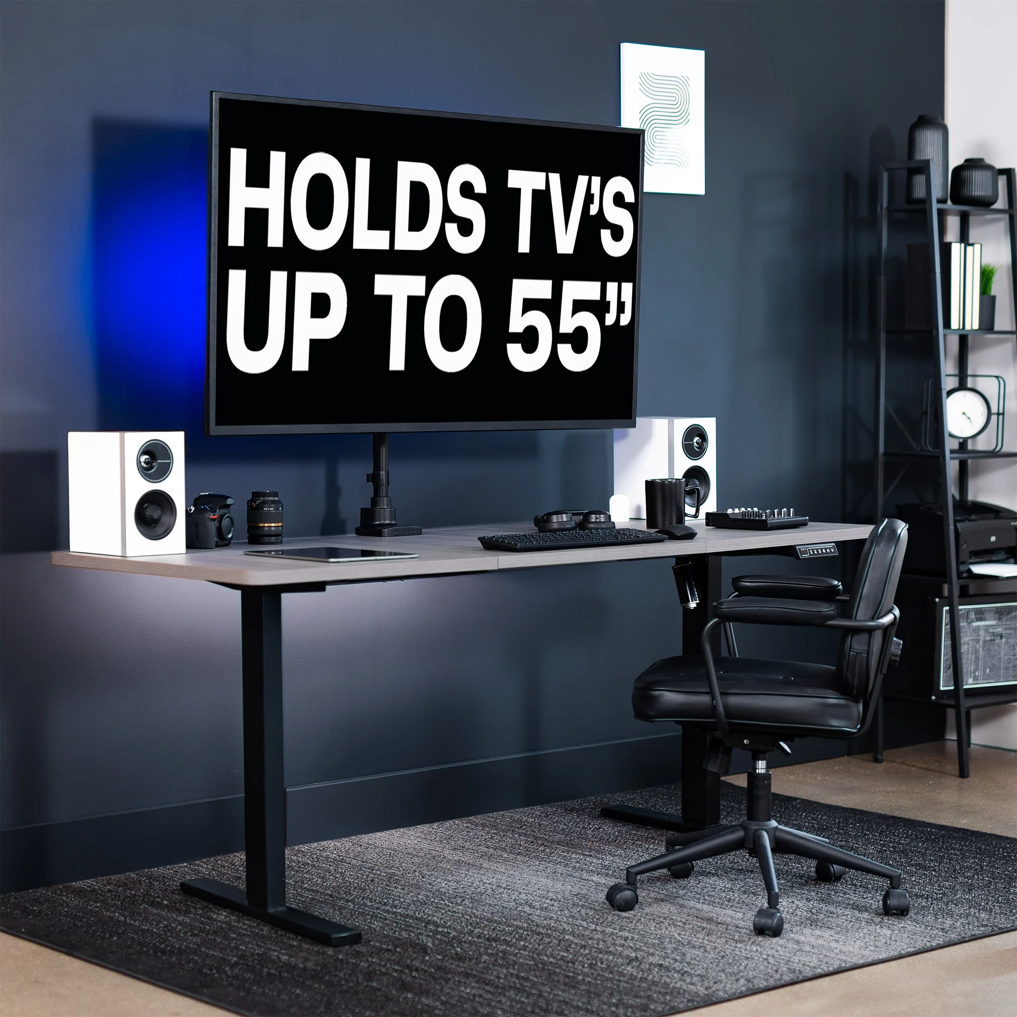 Articulating Arm Single TV Desk Mount - Image 4