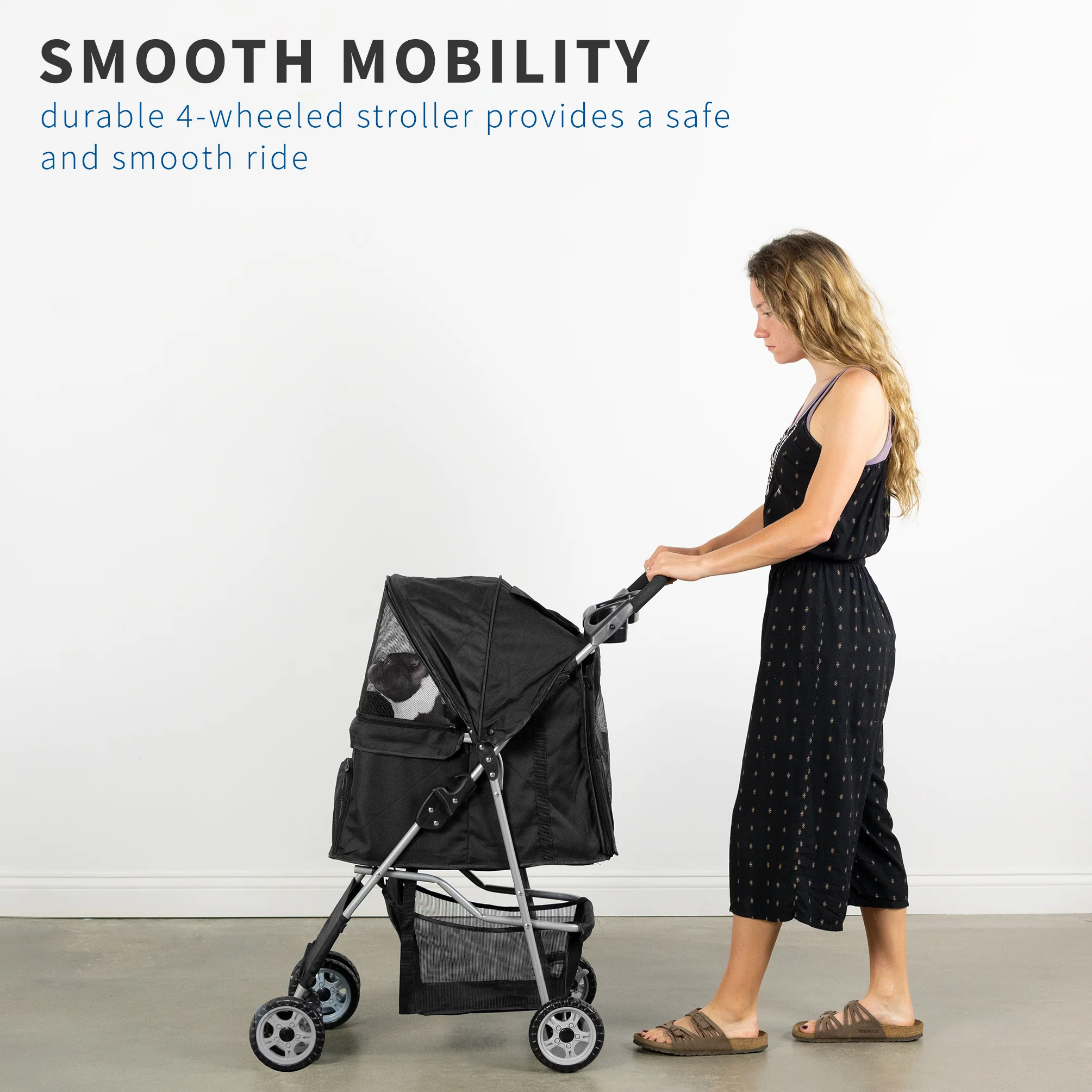 Four Wheel Pet Stroller - Image 8