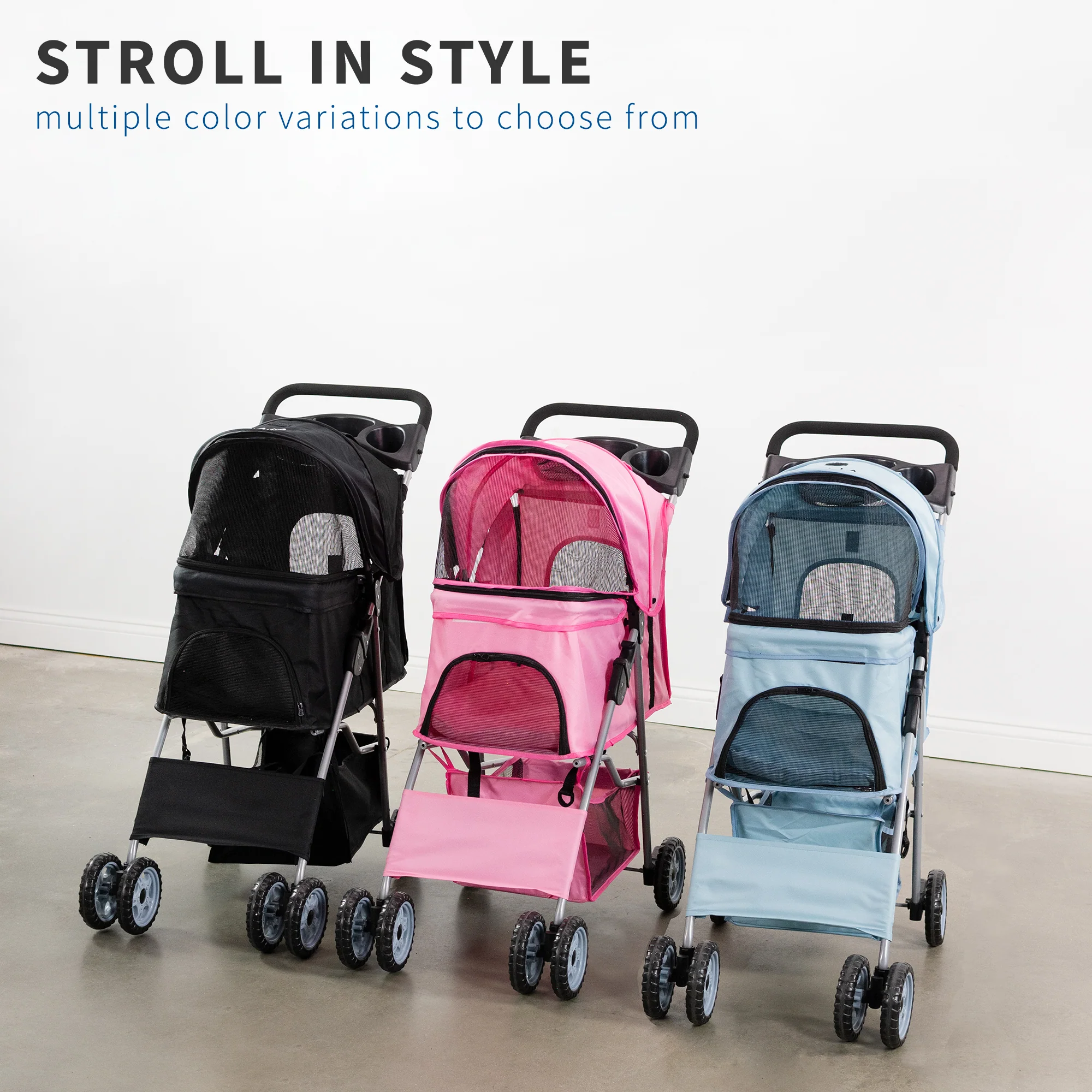 Four Wheel Pet Stroller - Image 9