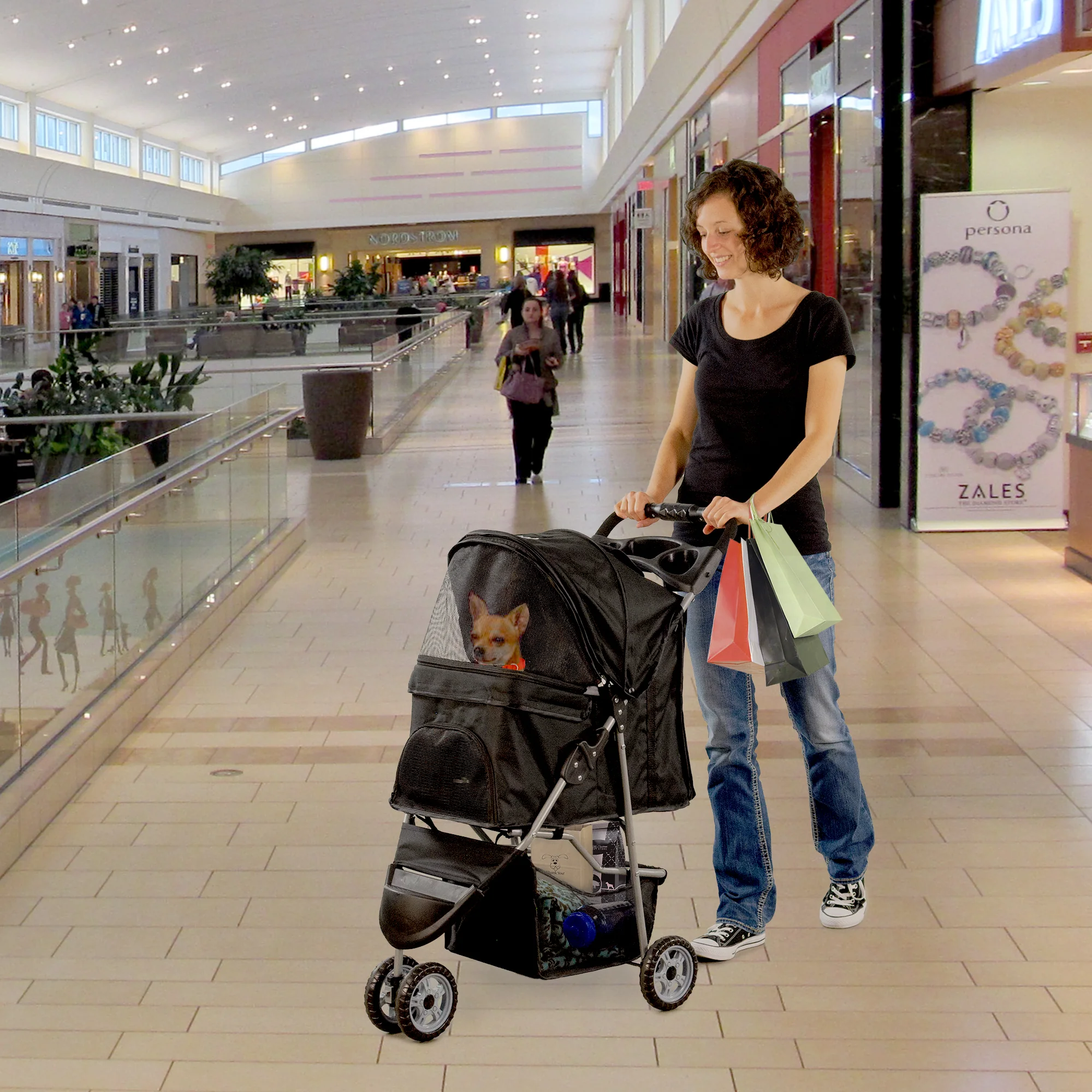 Three Wheel Pet Stroller - Image 7