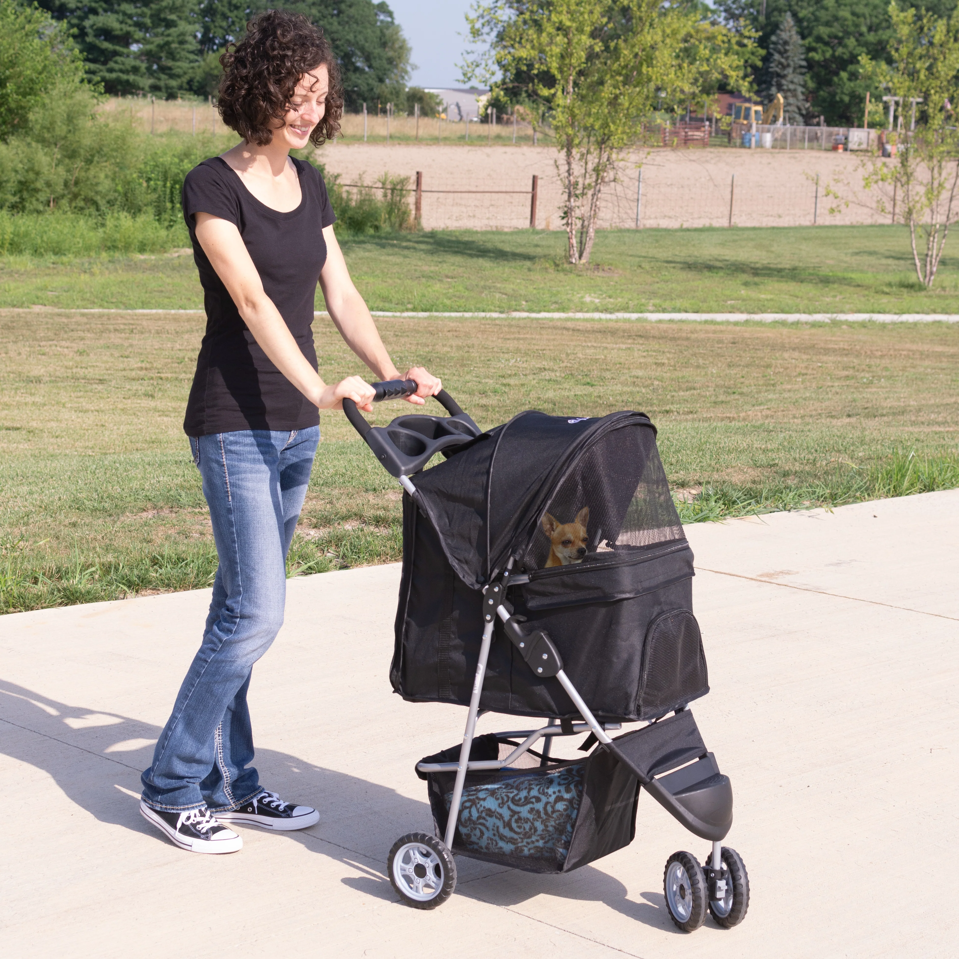Three Wheel Pet Stroller - Image 9