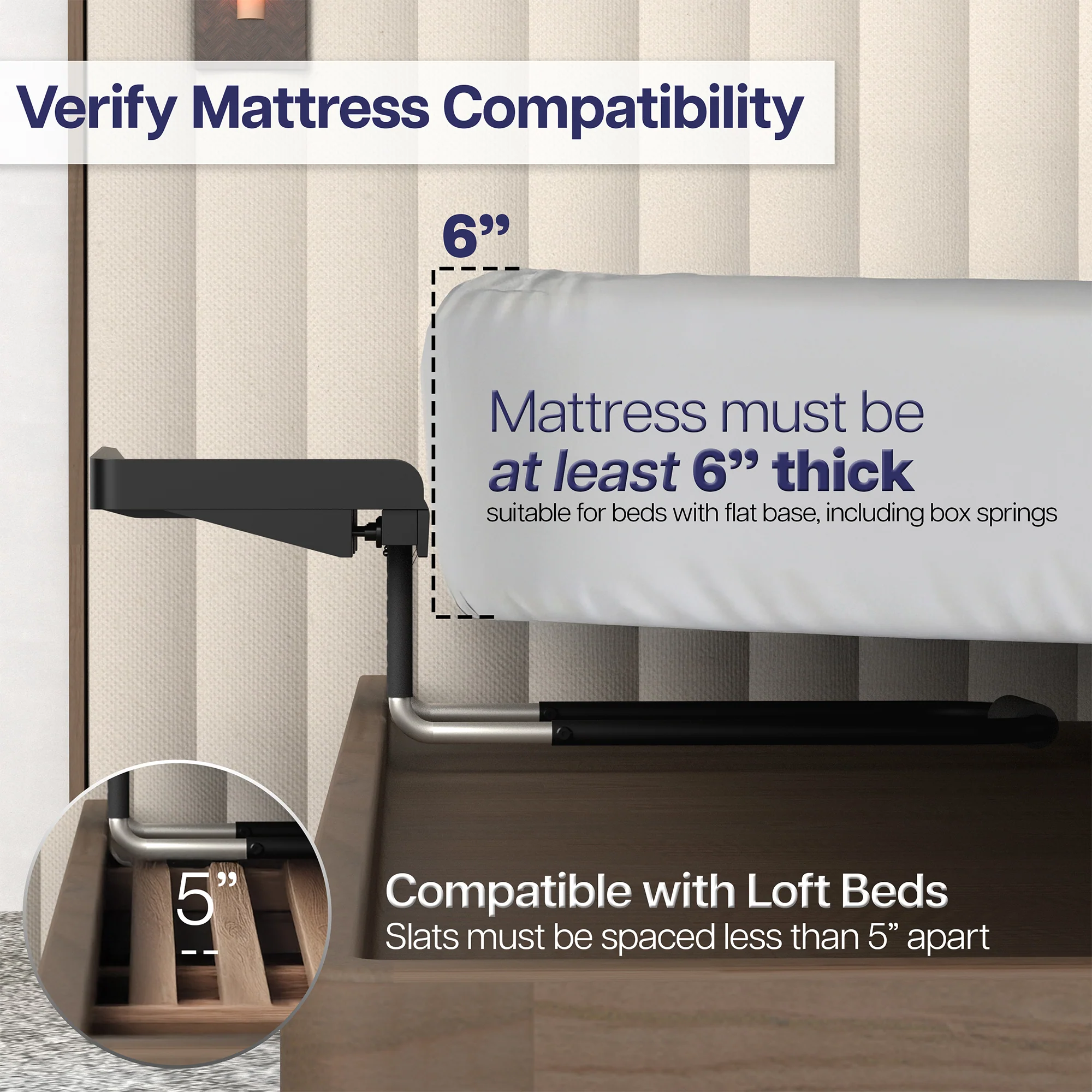 Sidekiix by VIVO Under Mattress Shelf - Image 4