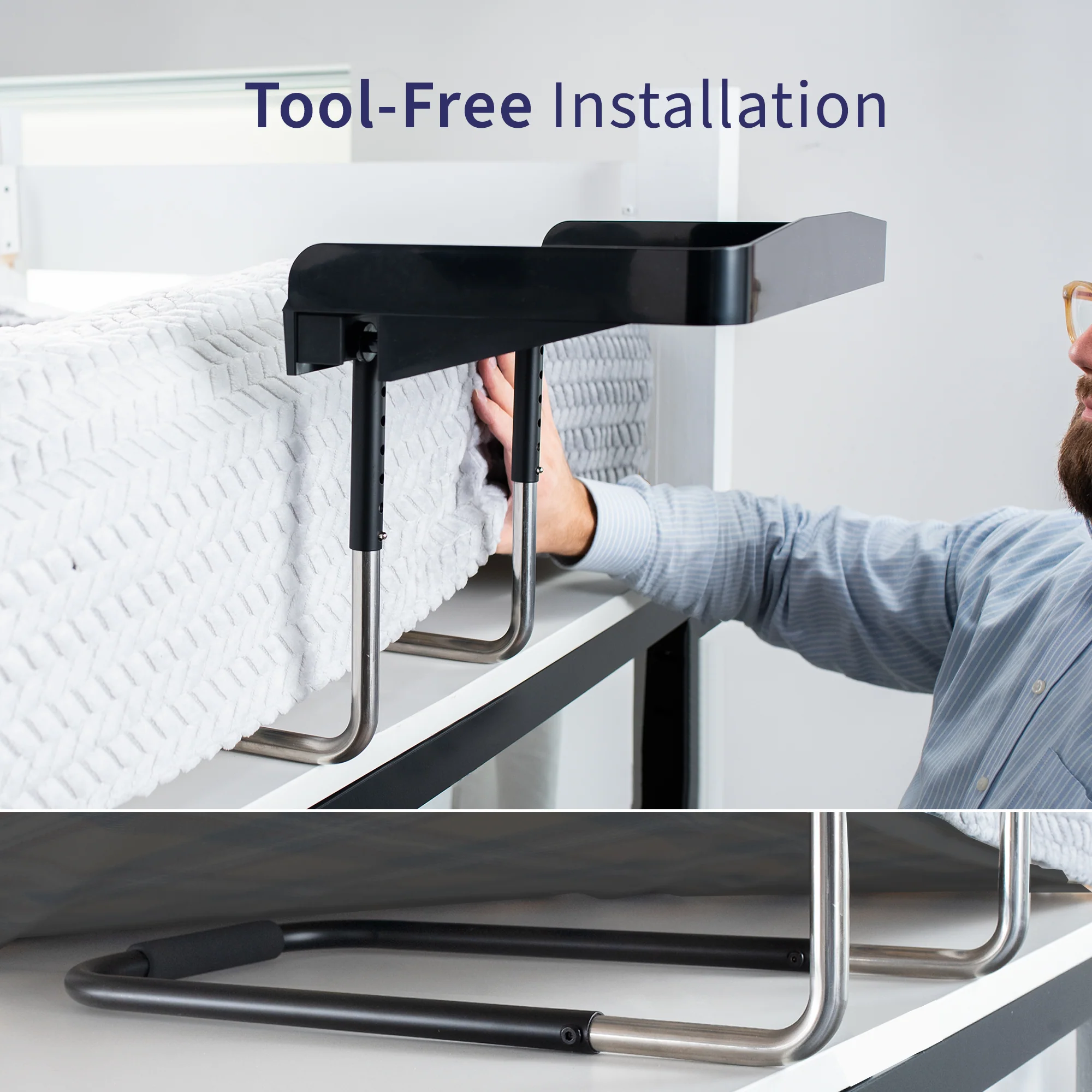 Sidekiix by VIVO Under Mattress Shelf - Image 5