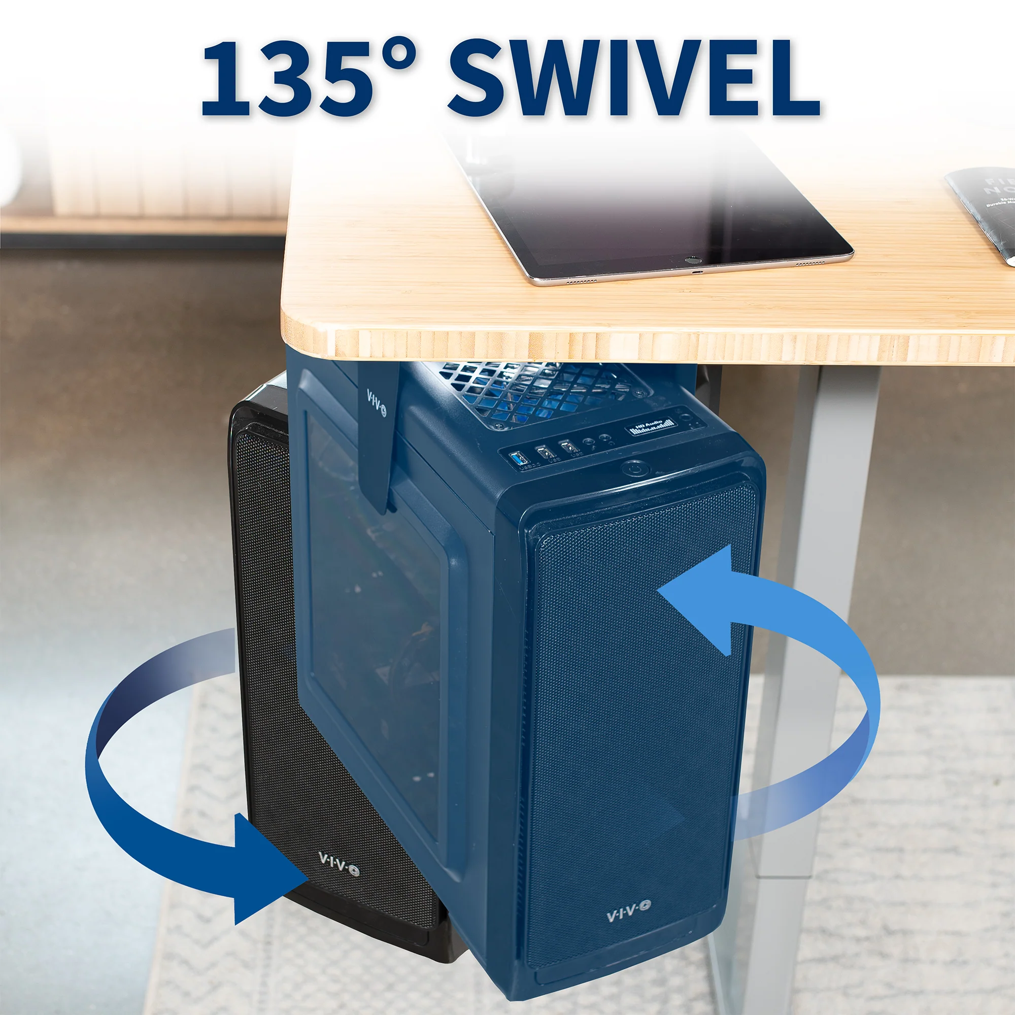 Under Desk and Wall Large PC Mount - Image 3